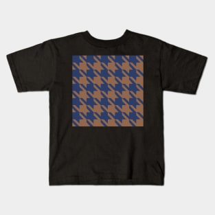 Little Critter Houndstooth - Light Brown and Navy Kids T-Shirt